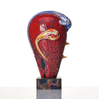 Ardy Strüwer, glasskulptur "Sunset Dreambird", ca 2009.
