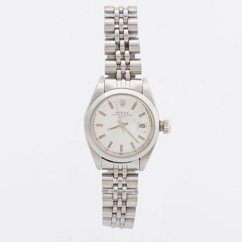 ROLEX, Oyster Perpetual Datejust, wristwatch, 26 mm 1981.