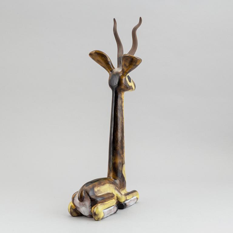 Vicke Lindstrand, a stoneware sculpture from Upsala-Ekeby.