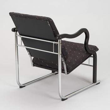 Yrjö Kukkapuro, A 1980s 'Experiment' open armchair for Avarte, Finland.