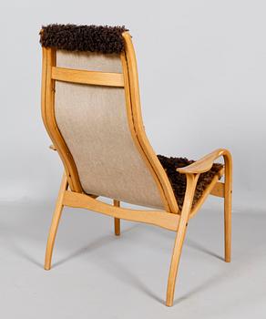 FÅTÖLJ OCH PALL, "Lamino", Yngve Ekström för Swedese.