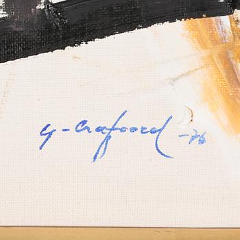 GEORG CRAFOORD, olja på duk, signerad och daterad -76.