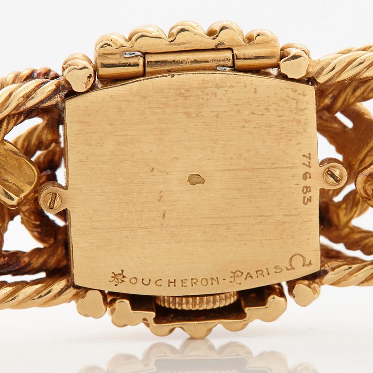 Boucheron damarmbandsur 18K guld.