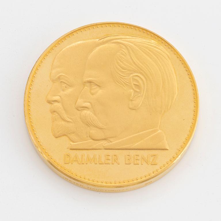 DAIMLER BENZ,gold medal.