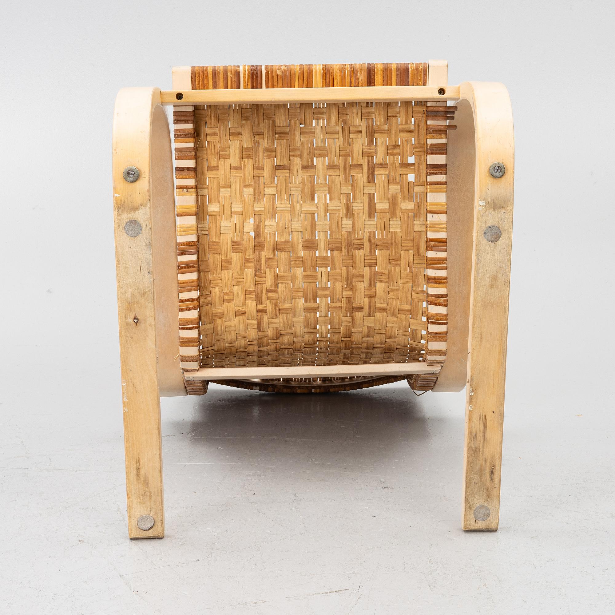 Alvar Aalto, A model 406 armchair, Artek,  second half of the 20th century.