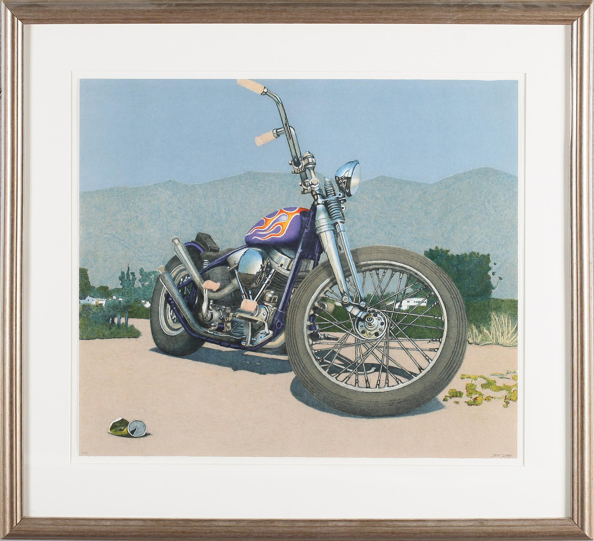 JOHN-E FRANZEN, färglitografi, signerad, P.T., daterad 2000.