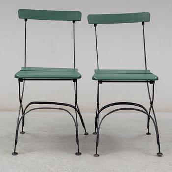 TRÄDGÅRDSGRUPP, 5 delar, bl a "Bryggeristol", Grythyttan, 1900-talets första hälft.