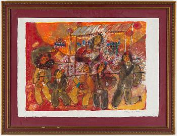 THEO TOBIASSE, lithographs in colour, 12, from "The song of songs of King Salomon", signed XXI/C.
