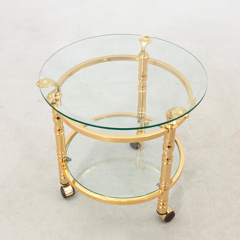 Side Table/Serving Trolley, late 20th century.