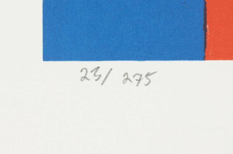 Lena Cronqvist, lithograph in colours, 1995, signed 23/275.