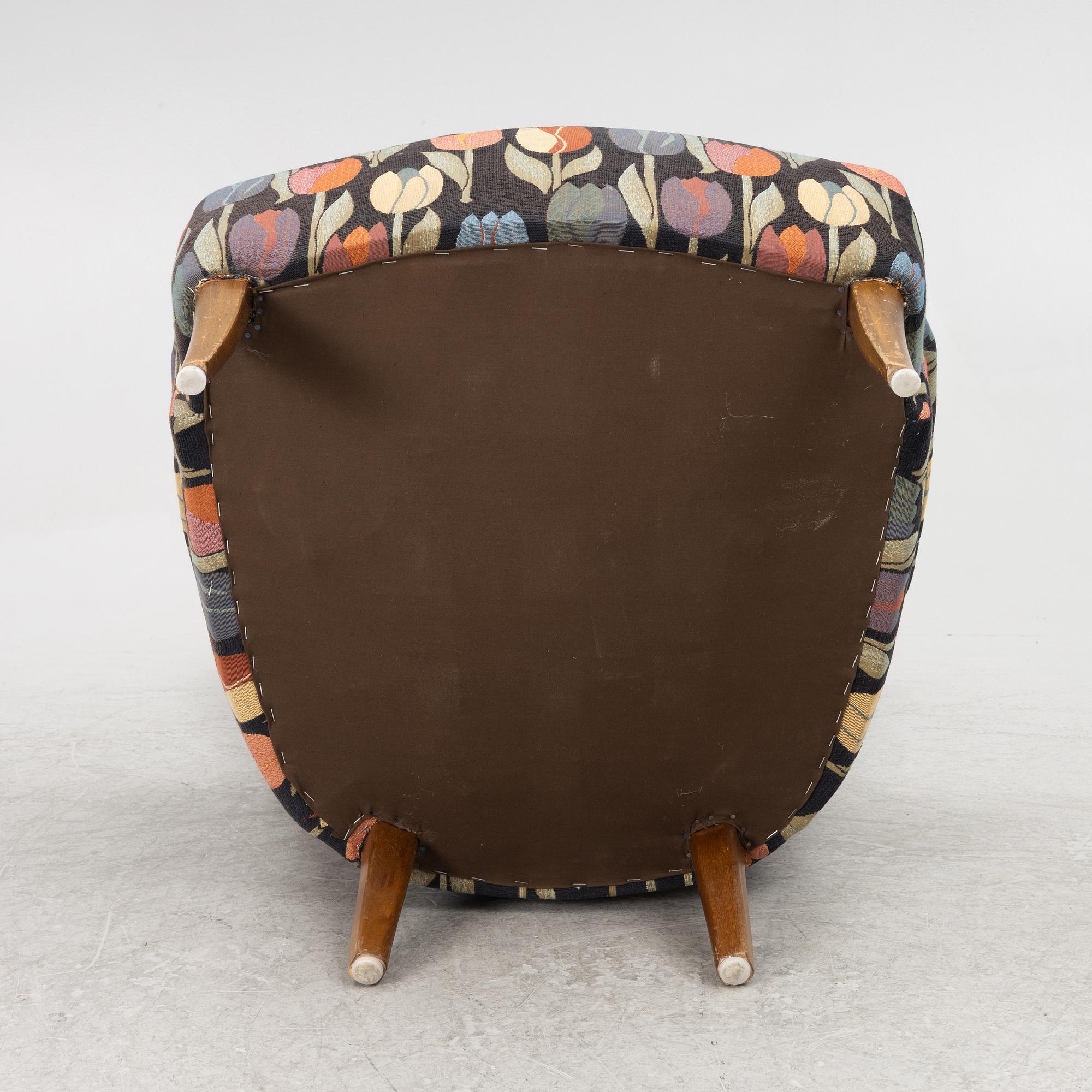 Carl Malmsten, an armchair, 'Farmor', late 20th century.