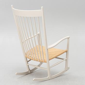 Hans J. Wegner, a rocking chair model 'J 16', FDB Möbler, late 20th century.