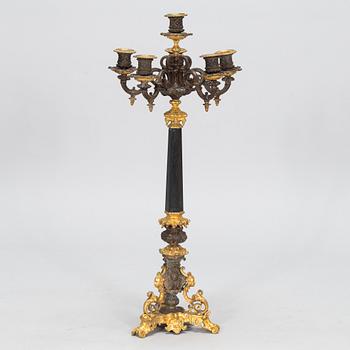 Candelabra, Empire style, second half of the 19th century, France.