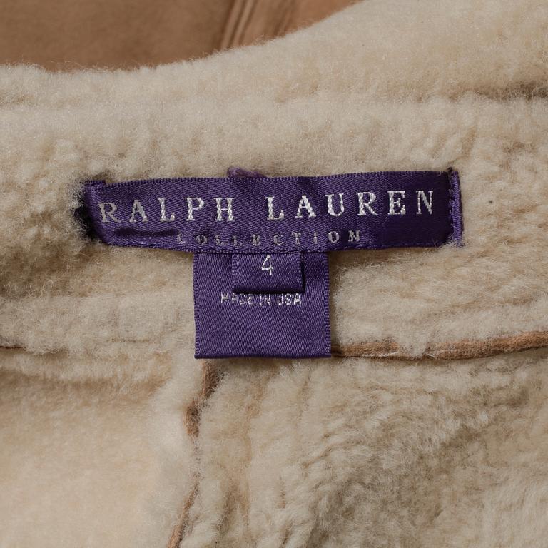 FÅRSKINNJACKA, Ralph Lauren, storlek 4.