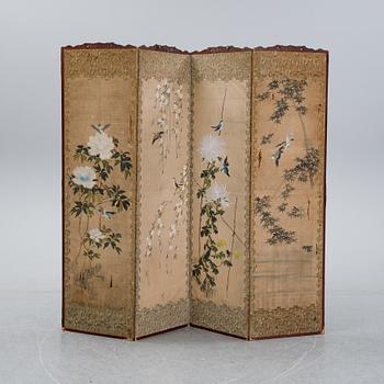 Vikskärm, Japan, tidigt 1900-tal.