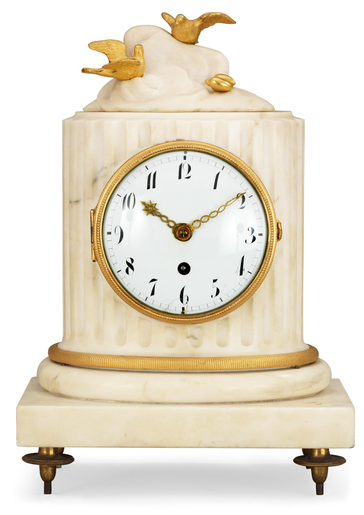 BORDSPENDYL. Frankrike, 1700-talets slut. Louis XVI.