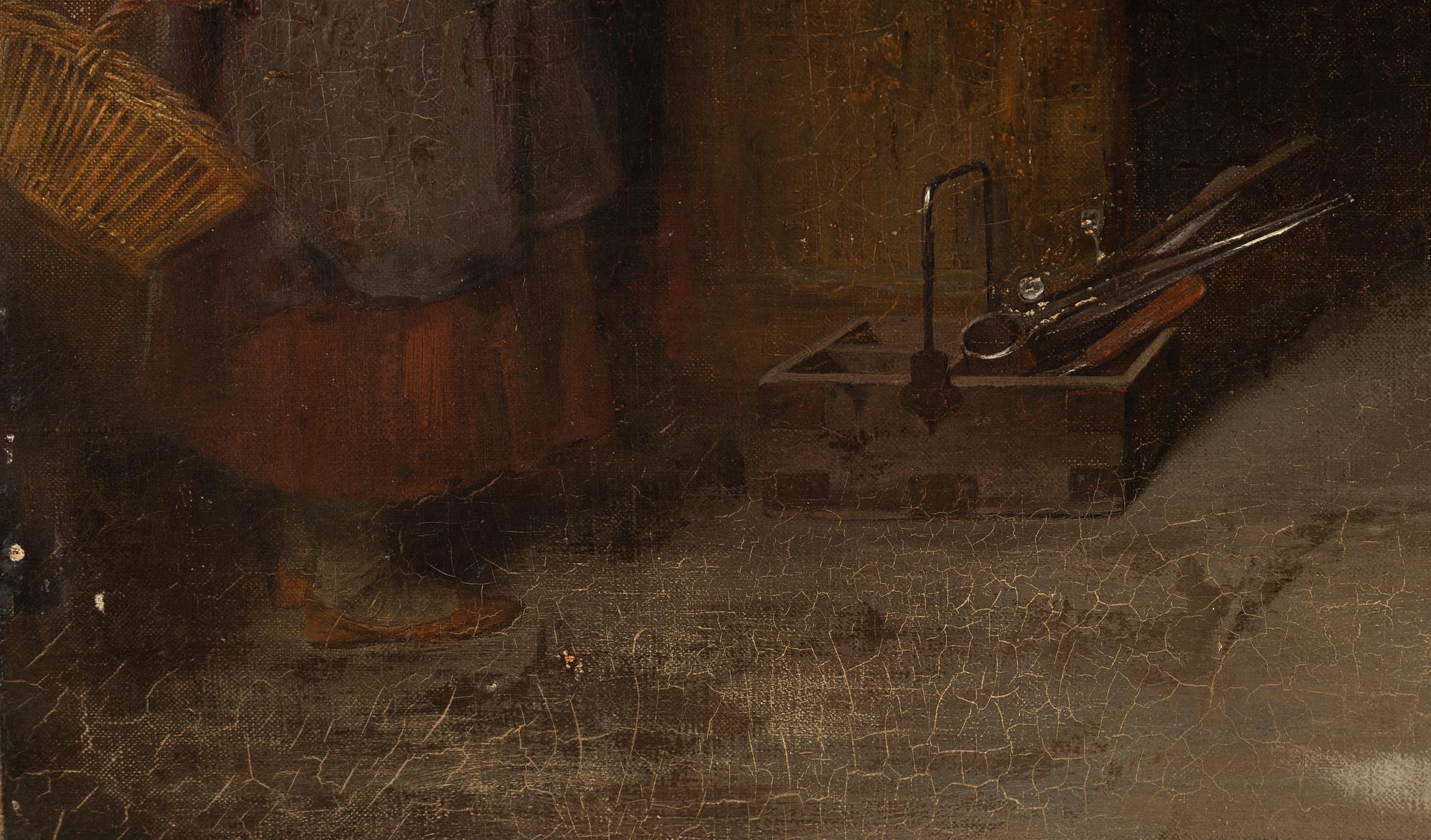 Fred Roe, oil on canvas, signed.