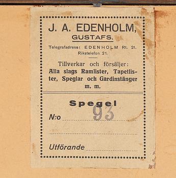 SPEGEL, art déco, J.A Edenholm Guldlistfabrik, 1920/30-tal.