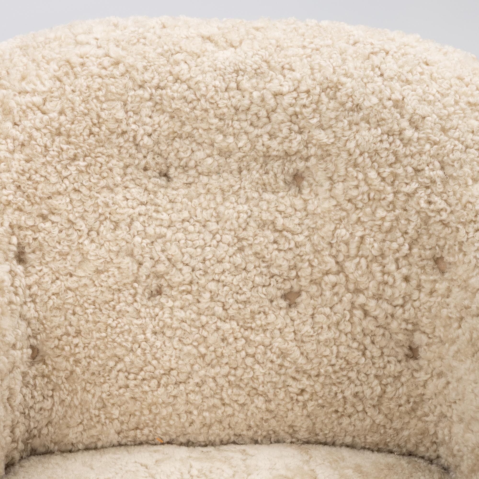 Fåtöljer, ett par, "Continent", modell 217, Asko, Finland, 1930/40-tal.