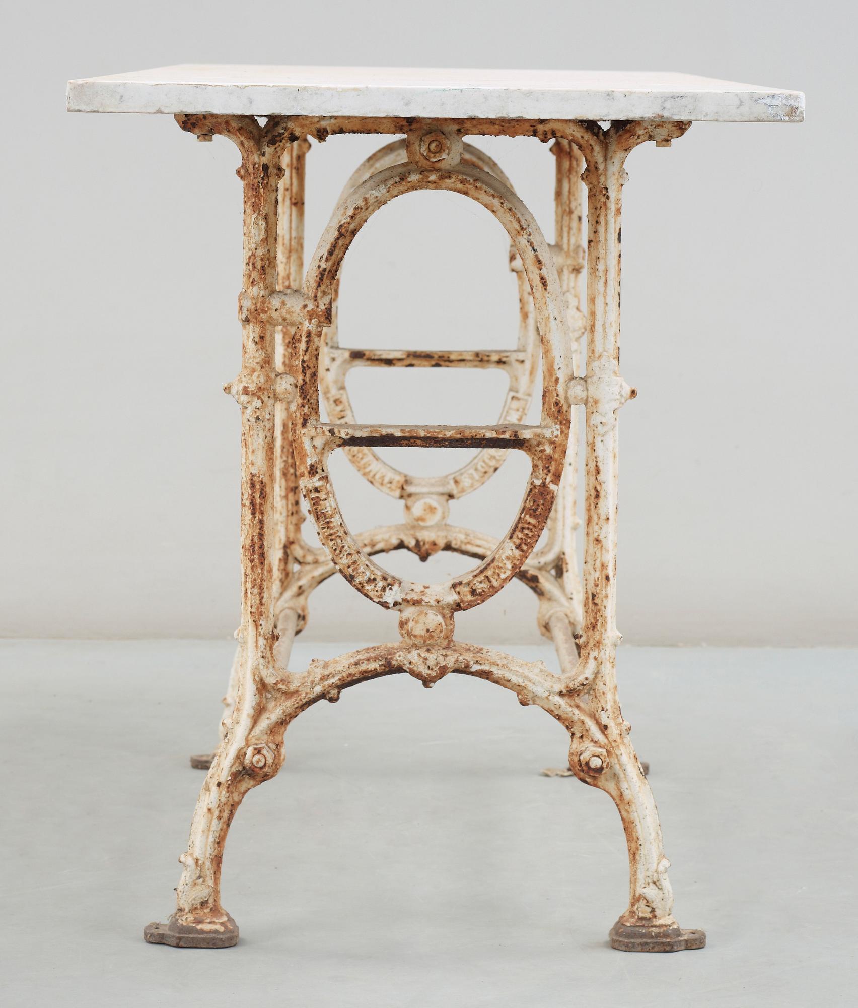 TRÄDGÅRDSBORD, LM Ericsson, 1900-talets början.