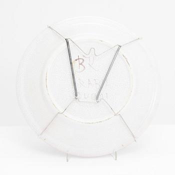 Birger Kaipiainen, tallrik, keramik, signerad BK Arabia Suomi.