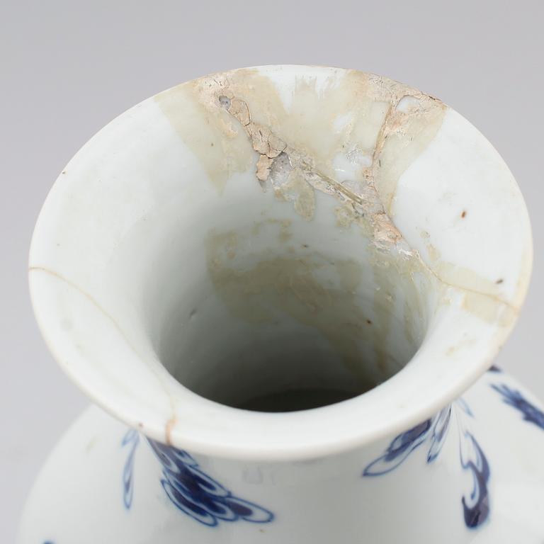 VASER, 1 par, porslin, Kina, 1700-/1800-tal.
