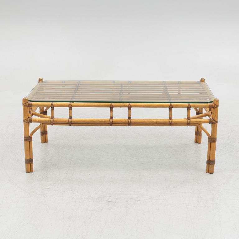 A coffee table and a pair of armchairs, Sweden, second half of the 20th century.