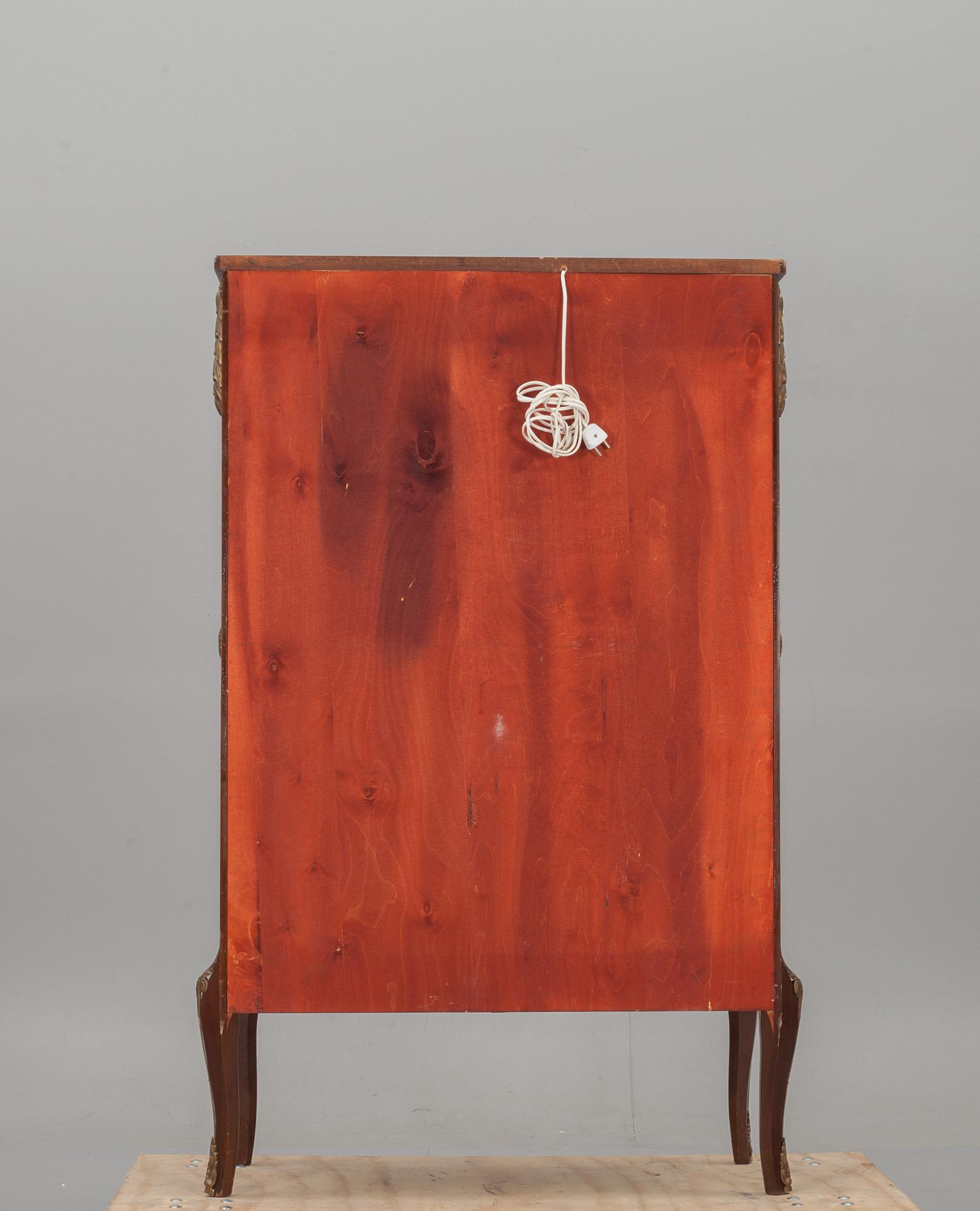 BARSKÅP, rokokostil, 1900-talets mitt.