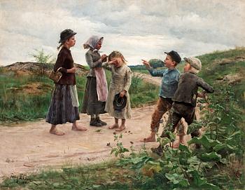 16. Fanny Brate, Teasing children.