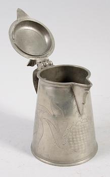 SKÄNKSTOP, tenn. Johan Magnus Polhammar, Göteborg 1836.