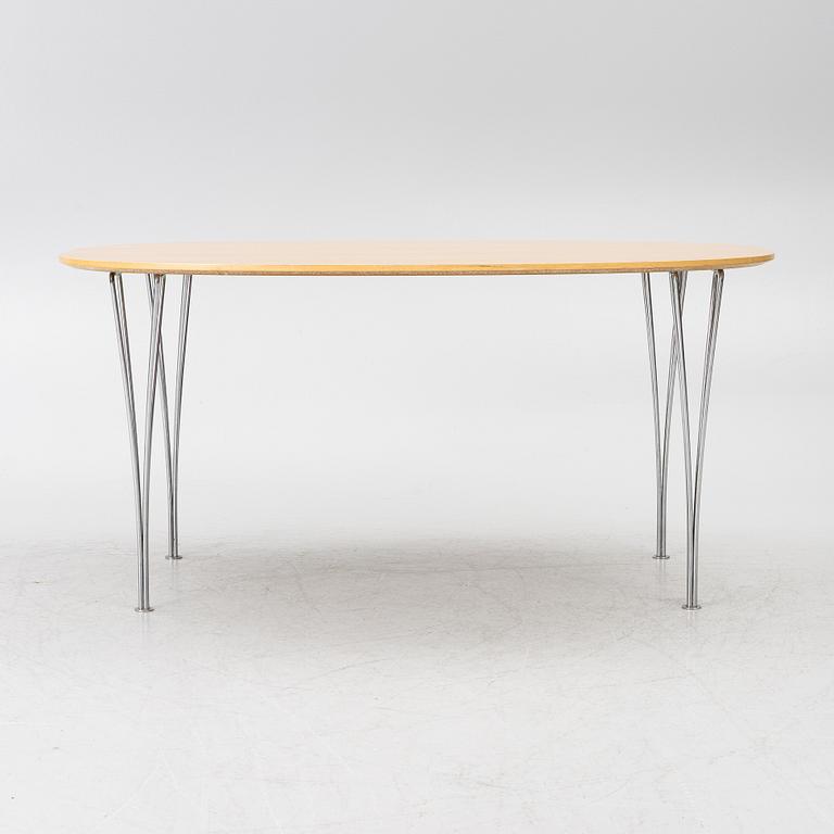 Bruno Mathsson, & Piet Hein, matbord, "Superellips", Fritz Hansen, Danmark, 1986.