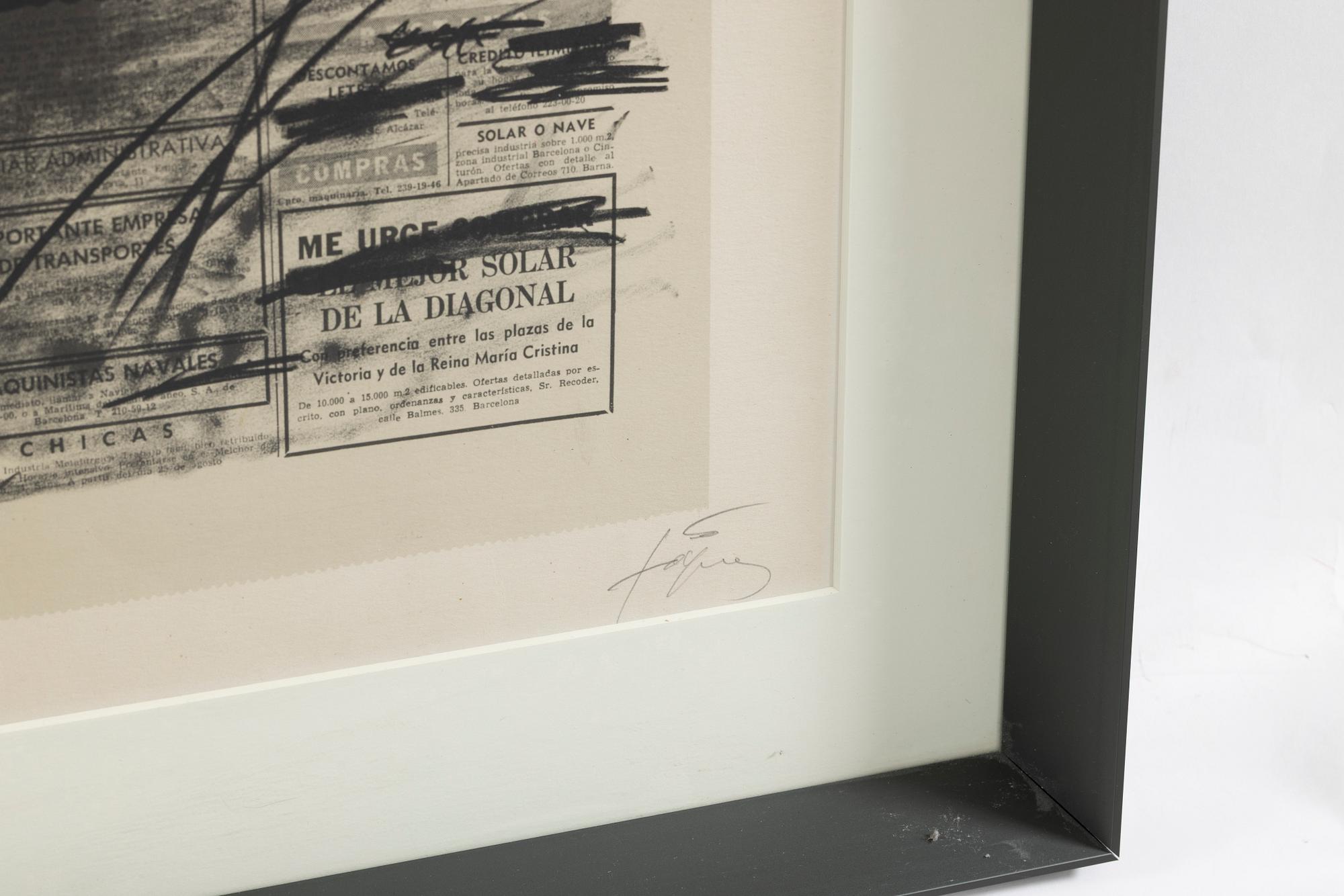Antoni Tàpies, Komposition.