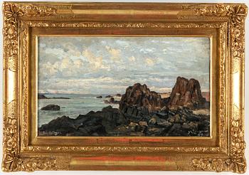 JOHAN ERICSON, oil on canvas, signed and dated 1878.