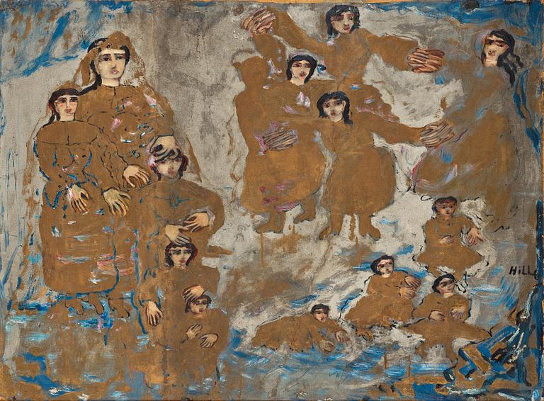 Carl Fredrik Hill, 'Familjen - variation I' (The Family - variation I).