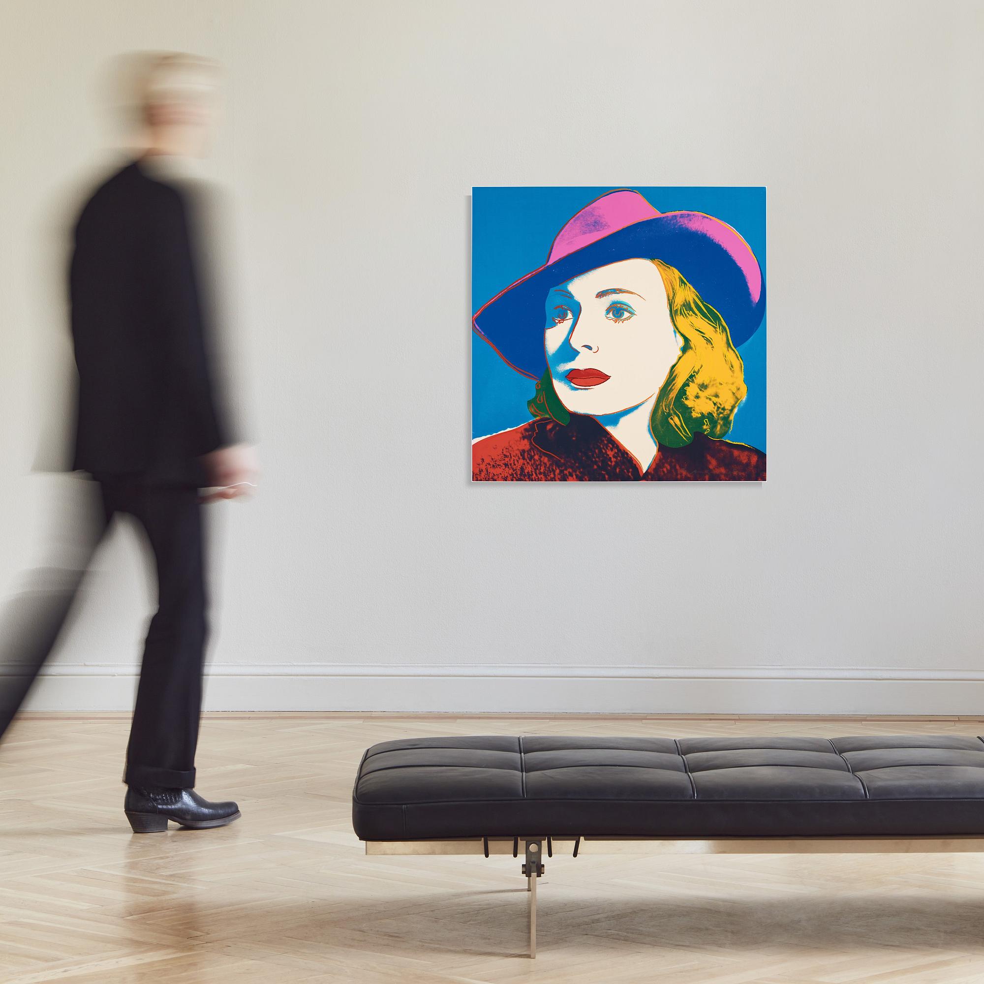 Andy Warhol, "With Hat", ur: "Three portraits of Ingrid Bergman".