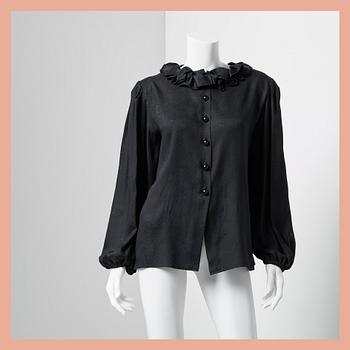 BLUS, Yves Saint Laurent, fransk storlek 42.