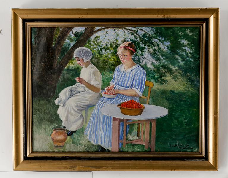 EMIL LINDGREN, olja på duk, signerad och daterad 1931, Grisselhamm.