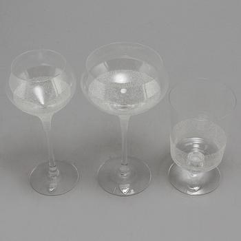 ERIKA LAGERBIELKE, 24 pcs of 'Divine' wine, champagne and water/beer glasses.