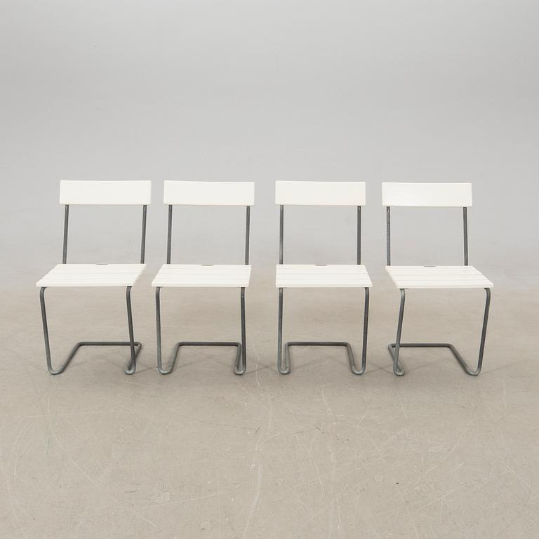 Artur Lindqvist chairs 4 pcs "No 1" Grythyttan modern production.