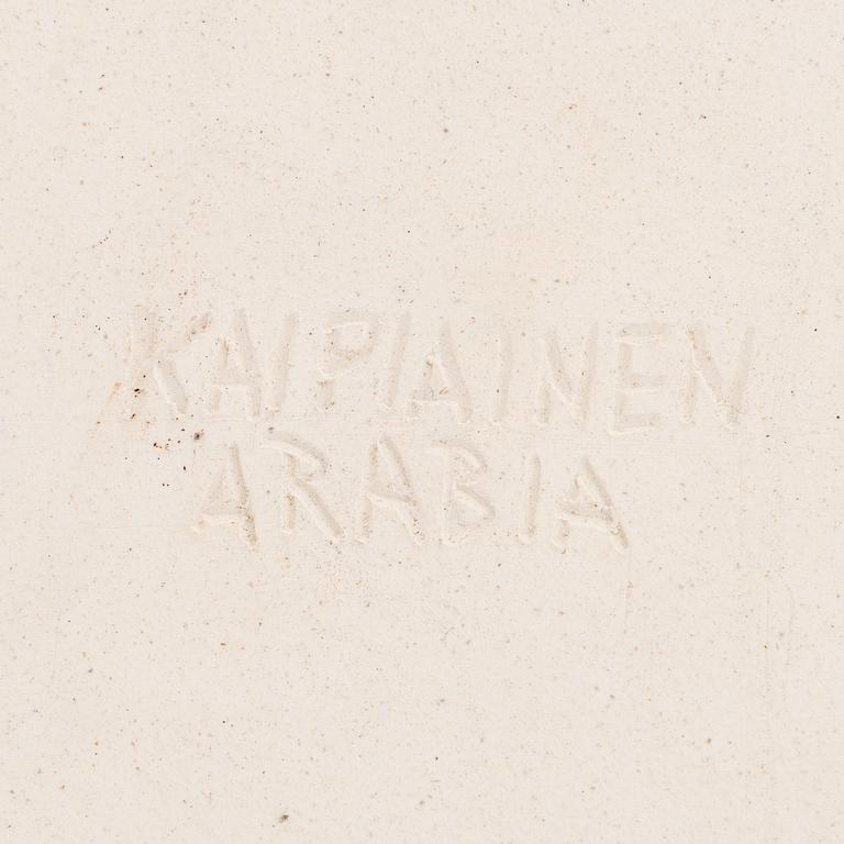 Birger Kaipiainen, dekorationsfat, stengods signerad Kaipiainen Arabia.