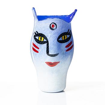 Ulrica Hydman-Vallien, a glass vase, Koda Boda.