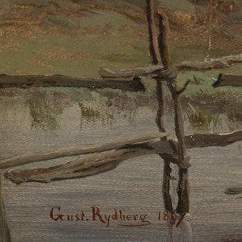 GUSTAF RYDBERG, oil on canvas, signd and dated 1897.