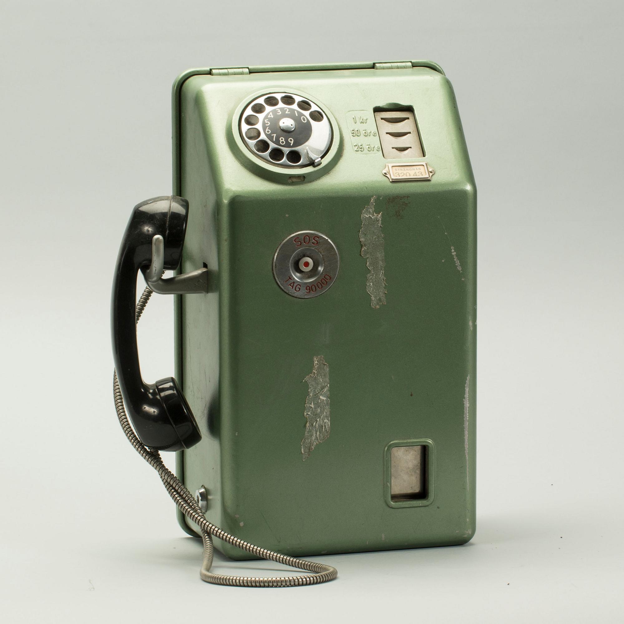 TELEFONAUTOMAT, 1900-talets andra hälft.