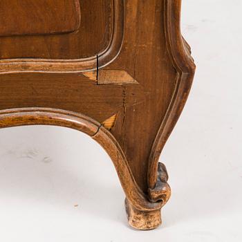 A pair of early 20th Century art nouveau style beds.