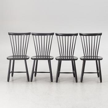 Carl Malmsten, a set of four 'Lilla Åland' chiars, Stolab.