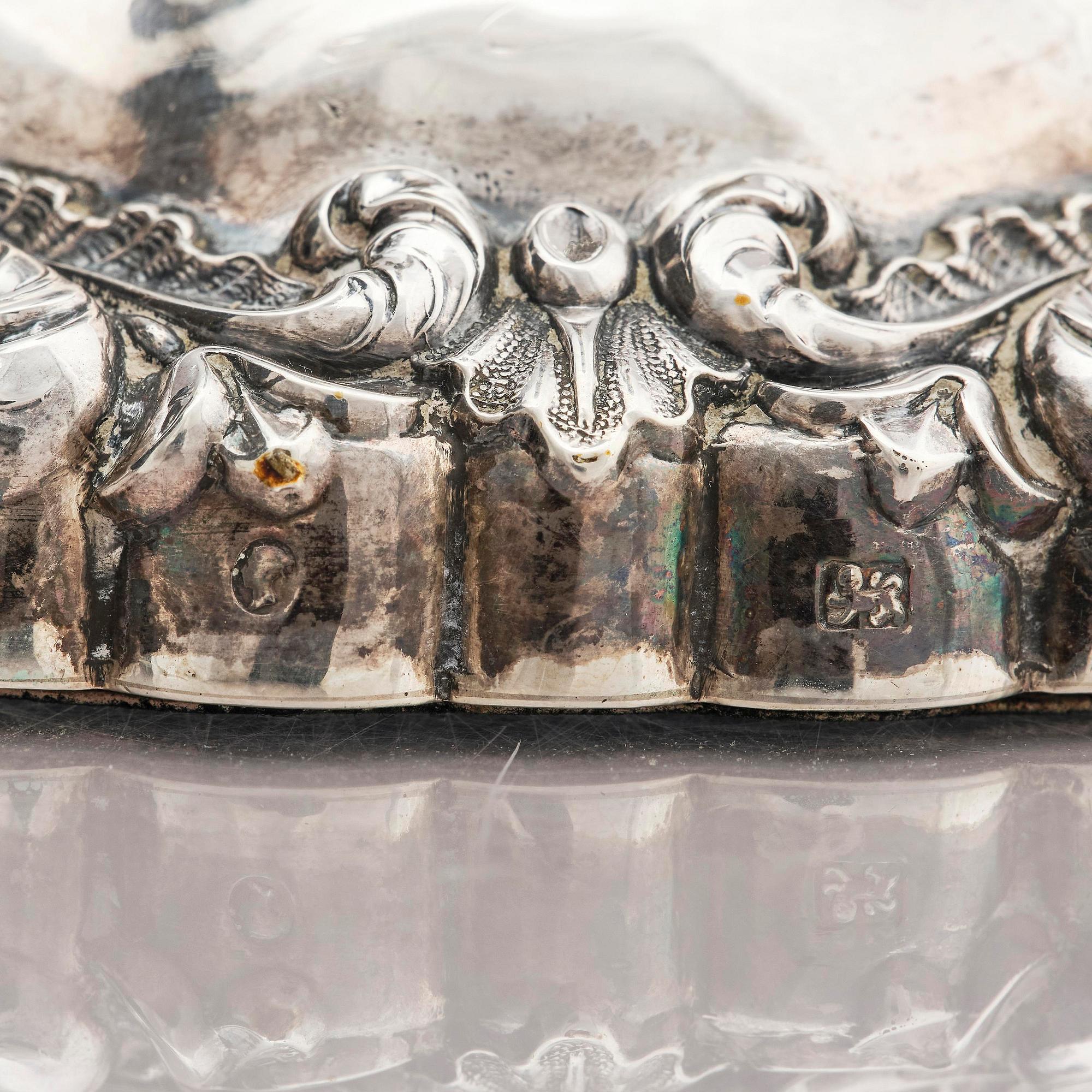 TJ & N Creswick, ljusstakar, ett par, silver, Sheffield, England, 1840.