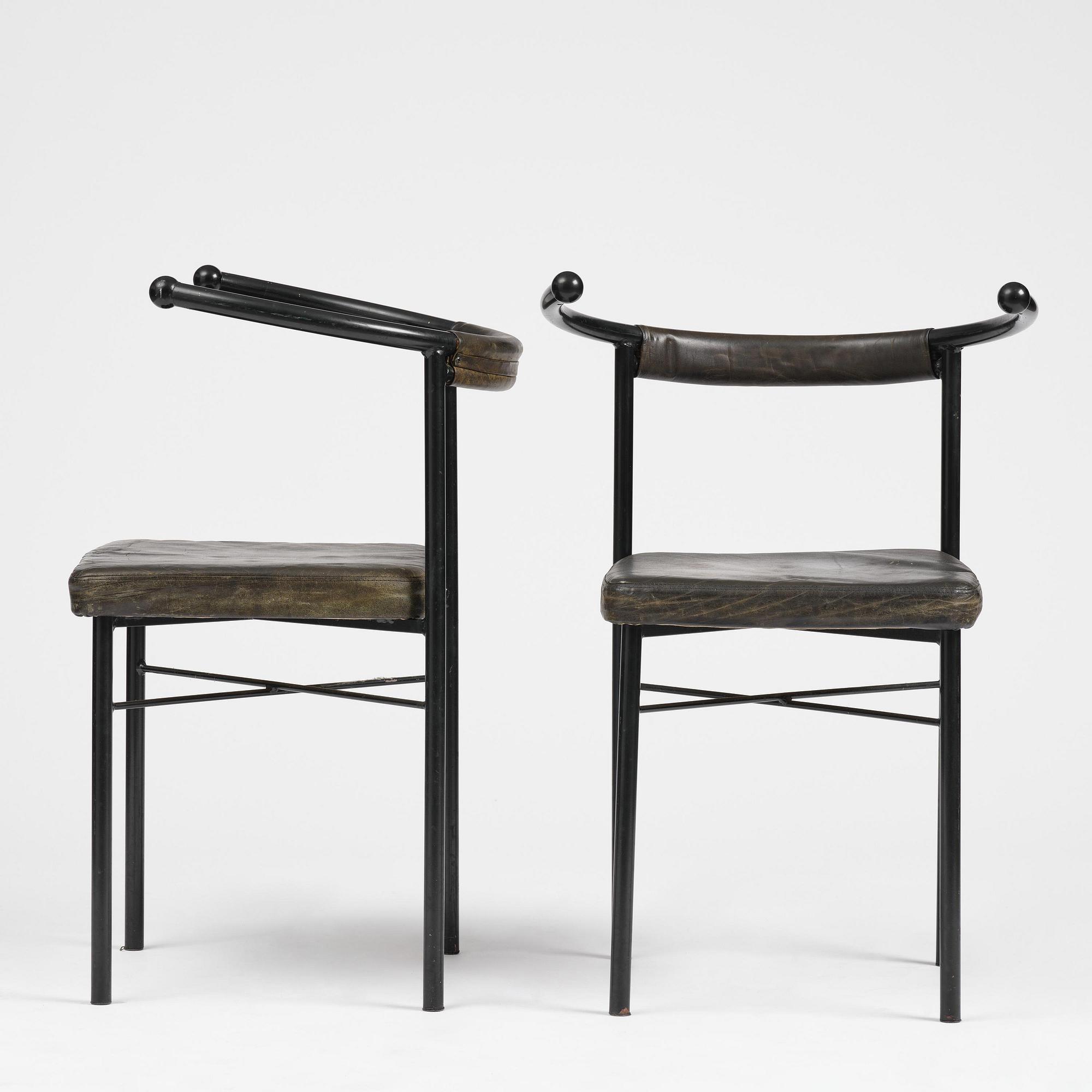 Jonas Bohlin, a set of four "Point" chairs, Källemo, Värnamo, post 1985.
