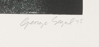 George Segal, etching and aquatint, signed and dated -75, numbered 12/46.