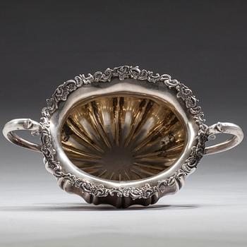 SKÅL, silver, Hjalmar Fagerroos, Helsingfors 1916. Vikt 501,4 g.