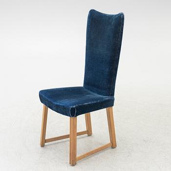 Swedish Modern, stolar, fyra stycken, 1940-tal.
